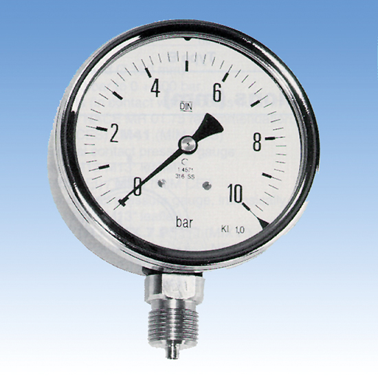 RVS buisveer manometer  |  KP-465 / KP-4651